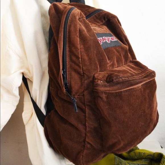 dark brown jansport backpack